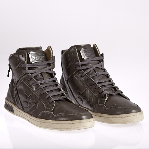 CONVERSE-Unisex μποτάκια John Varvatos καφέ-ανθρακί