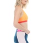 NIKE-Γυναικείο αθλητικό μπουστάκι NIKE Pro Fierce πορτοκαλί