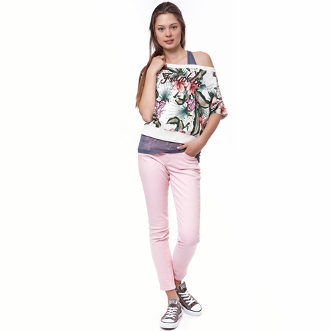 SCOTCH & SODA-Γυναικείο παντελόνι SCOTCH & SODA ροζ