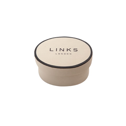 LINKS OF LONDON-Ασημένιο βραχιόλι Links of London Essentials Charm Wrap Black Medium