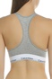 CK UNDERWEAR-Γυναικείο αθλητικό σουτιέν CK UNDERWEAR BRALETTE UNLINED γκρι