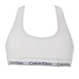 CK UNDERWEAR-Γυναικείο αθλητικό σουτιέν CK UNDERWEAR UNLINED BRALETTE λευκό