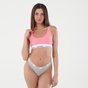 CK UNDERWEAR-Γυναικείο σουτιέν μπουστάκι CK UNDERWEAR 0000F3785E UNLINED BRALETTE ροζ