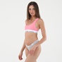 CK UNDERWEAR-Γυναικείο σουτιέν μπουστάκι CK UNDERWEAR 0000F3785E UNLINED BRALETTE ροζ
