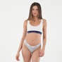 CK UNDERWEAR-Γυναικείο σουτιέν μπουστάκι CK UNDERWEAR 0000F3785E UNLINED BRALETTE λευκό μοβ
