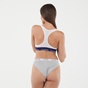 CK UNDERWEAR-Γυναικείο σουτιέν μπουστάκι CK UNDERWEAR 0000F3785E UNLINED BRALETTE λευκό μοβ