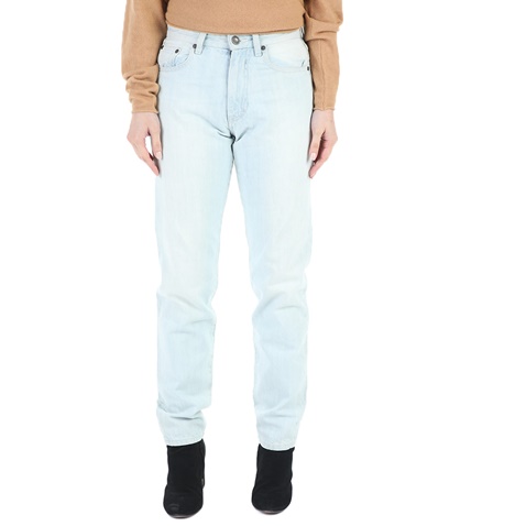 CALVIN KLEIN JEANS-Γυναικείο τζιν παντελόνι CALVIN KLEIN JEANS DENIM PANT Nathalie high rise μπλε