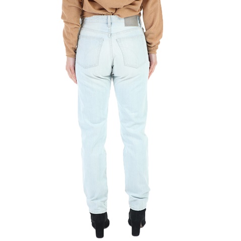 CALVIN KLEIN JEANS-Γυναικείο τζιν παντελόνι CALVIN KLEIN JEANS DENIM PANT Nathalie high rise μπλε
