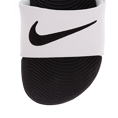 NIKE-Παιδικές παντόφλες  NIKE KAWA SLIDE ασπρόμαυρα