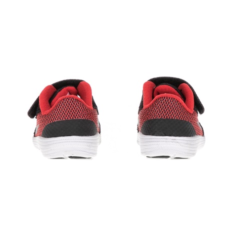 NIKE-Βρεφικά παπούτσια NIKE REVOLUTION 3 μαύρα - κόκκινα