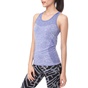 NIKE-Γυναικείο τοπ Nike DRI-FIT KNIT TANK γκρι