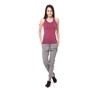 NIKE-Γυναικείο τοπ Nike DRI-FIT KNIT TANK σκούρο ροζ