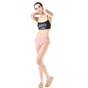 JUICY COUTURE-Μπικίνι μαγιό κλασικό wild at heart tie side Juicy Couture ροζ- λευκό