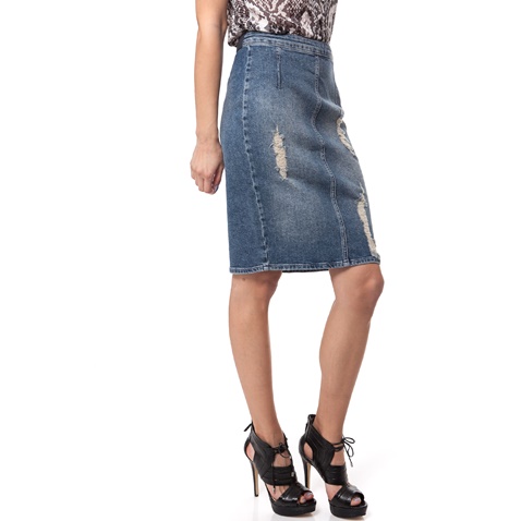 CALVIN KLEIN JEANS-Γυναικεία φούστα Calvin Klein Jeans μπλε