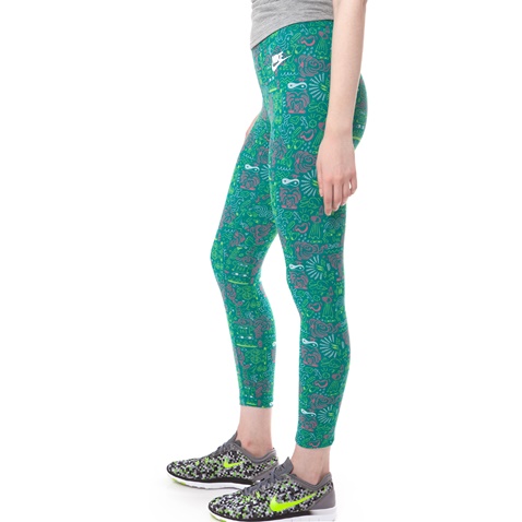 NIKE-Γυναικείο κολάν NIKE LEG-A-SEE πετρόλ