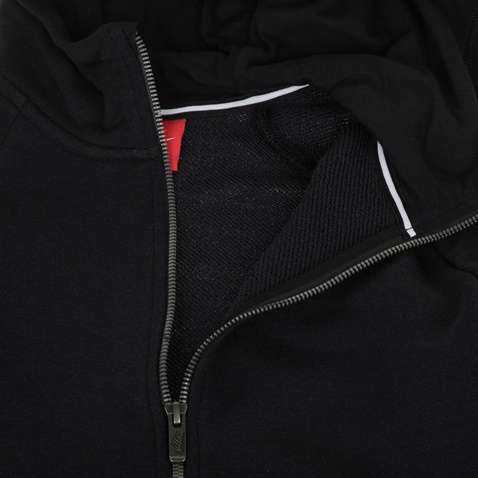 NIKE-Κοριτσίστικη ζακέτα NIKE MDRN HOODIE FZ GFX μαύρη