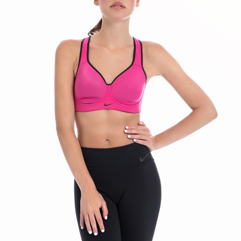 NIKE-Αθλητικό σουτιέν NIKE RIVAL ροζ
