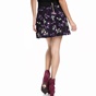 JUICY COUTURE-Γυναικεία φούστα JUICY COUTURE ROMA FLORAL μωβ