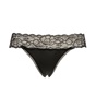 CK UNDERWEAR-Γυναικείο thong σλιπ CK UNDERWEAR μαύρο