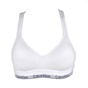 CK UNDERWEAR-Γυναικείο αθλητικό σουτιέν LIGHTLY LINED BRALETTE CK UNDERWEAR λευκό  