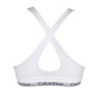 CK UNDERWEAR-Γυναικείο αθλητικό σουτιέν LIGHTLY LINED BRALETTE CK UNDERWEAR λευκό  