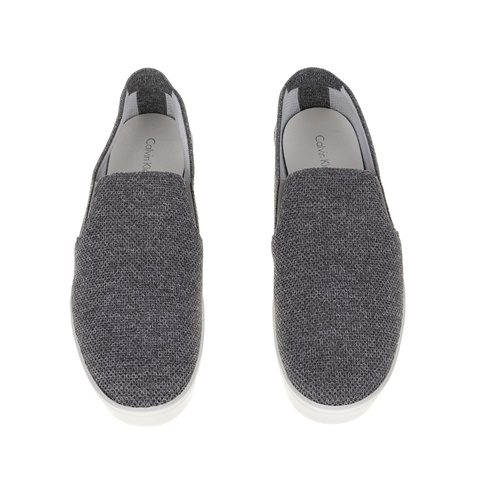 CALVIN KLEIN JEANS-Γυναικεία slip-on παπούτσια CALVIN KLEIN JEANS γκρι 