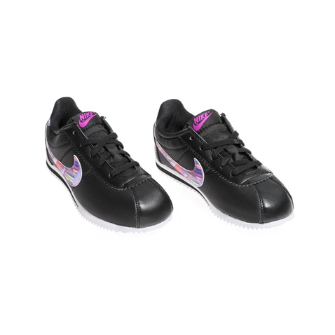 NIKE-Παιδικά παπούτσια NIKE CORTEZ NYLON PRINT (PS) μαύρα