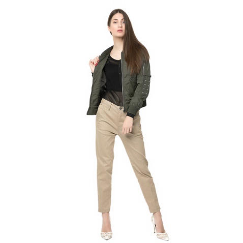 G-STAR RAW-Γυναικεία μακρυμάνικη μπλούζα Zalow straight granddad μαύρη με διάτρητο σχέδιο