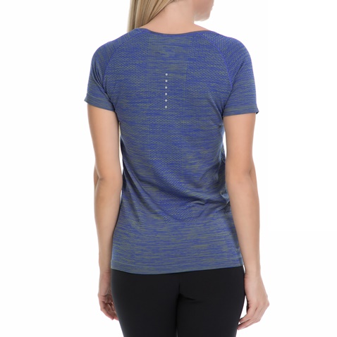NIKE-Γυναικεία αθλητική μπλούζα NΙKΕ DF KNIT TOP μπλε-πράσινο