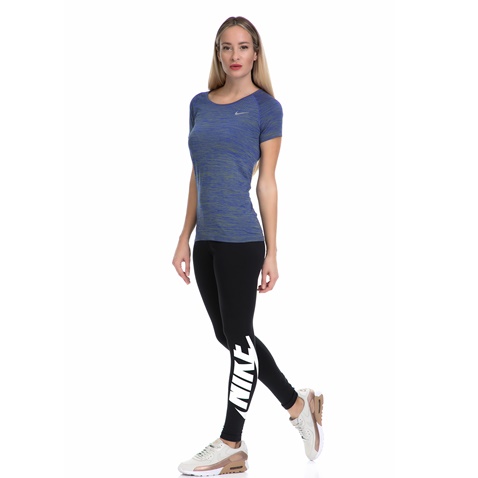 NIKE-Γυναικεία αθλητική μπλούζα NΙKΕ DF KNIT TOP μπλε-πράσινο