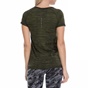 NIKE-Γυναικεία αθλητική μπλούζα NΙKΕ DF KNIT TOP χακί-μαύρη