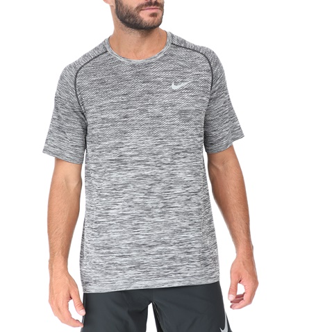NIKE-Αθλητική κοντομάνικη μπλούζα Nike γκρι 