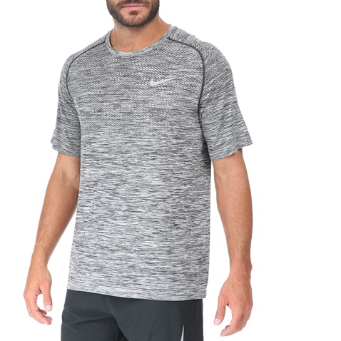 NIKE-Αθλητική κοντομάνικη μπλούζα Nike γκρι 