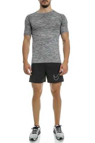 NIKE-Αθλητική κοντομάνικη μπλούζα Nike γκρι 
