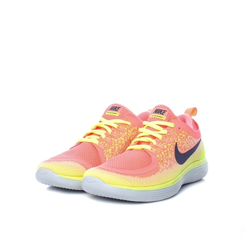 NIKE-Γυναικεία αθλητικά παπούτσια Nike FREE RN DISTANCE 2 πορτοκαλί - κίτρινα