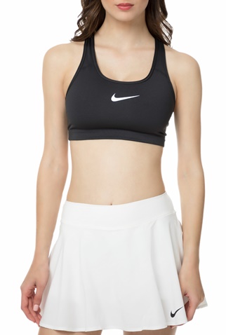 NIKE-Γυναικείο αθλητικό μπουστάκι NIKE SWOOSH μαύρο 