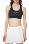 NIKE-Γυναικείο αθλητικό μπουστάκι NIKE SWOOSH μαύρο 