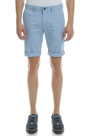 BEN SHERMAN-Ανδρική βερμούδα STRETCH SLIM CHINO μπλε