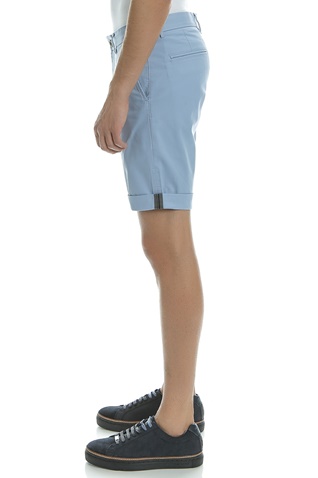 BEN SHERMAN-Ανδρική βερμούδα STRETCH SLIM CHINO μπλε
