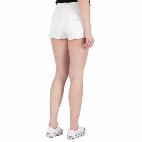 GUESS-Γυναικείο σορτς GUESS 1981 λευκό 