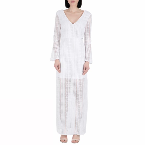 GUESS-Γυναικείο μάξι φόρεμα Guess MINDY λευκό