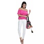JUICY COUTURE-Γυναικείο στράπλες τοπ JUICY COUTURE φούξια 