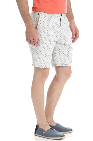 SCOTCH & SODA-Ανδρική βερμούδα SCOTCH & SODA λευκή