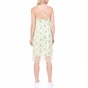 JUICY COUTURE-Γυναικείο midi φόρεμα  LACE SLIPJUICY COUTURE φλοράλ