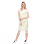 JUICY COUTURE-Γυναικείο midi φόρεμα  LACE SLIPJUICY COUTURE φλοράλ