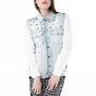 JUICY COUTURE-Γυναικείο αμάνικο τζιν jacket  cheeky wash grommets Juicy Couture 