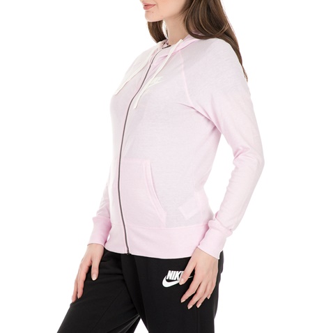 NIKE-Γυναικεία φούτερ ζακέτα NIKE SPORTSWEAR GYM VNTG ροζ