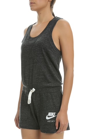 NIKE-Γυναικεία ολόσωμη φόρμα με σορτς Nike Sportswear γκρι 