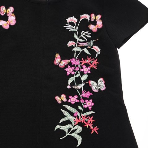 GUESS KIDS-Παιδικό mini φόρεμα GUESS KIDS μαύρο