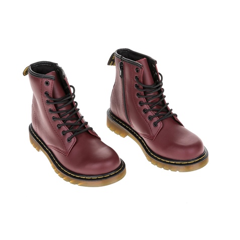 DR.MARTENS-Παιδικά μποτάκια DR.MARTENS κόκκινα σκούρα